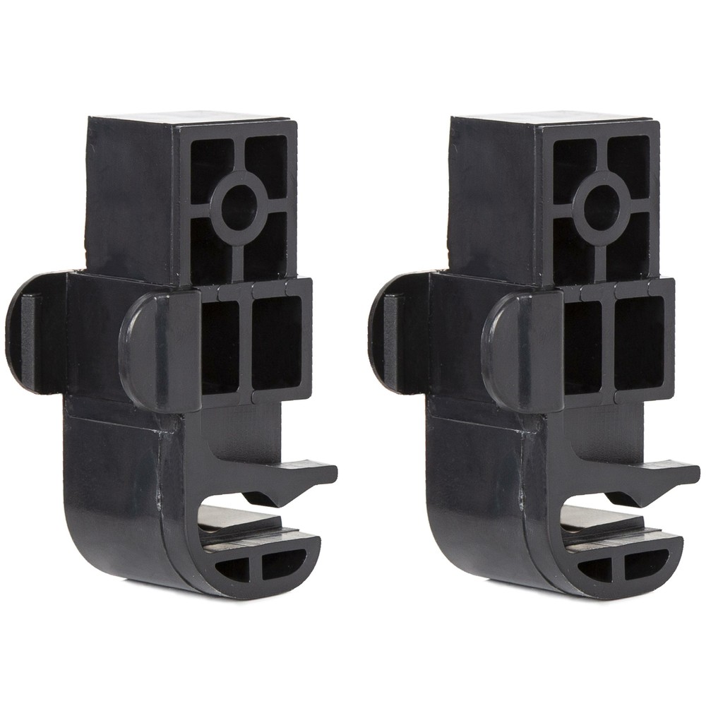 2 PACK For Pontoon Bimini Top Latch Black Plastic Connector Bracket #002957