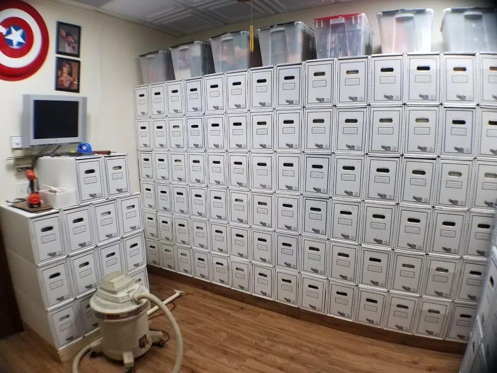 Long Comic Book Drawer Boxes Comic House Storage Box Comics Organizer Holds 235