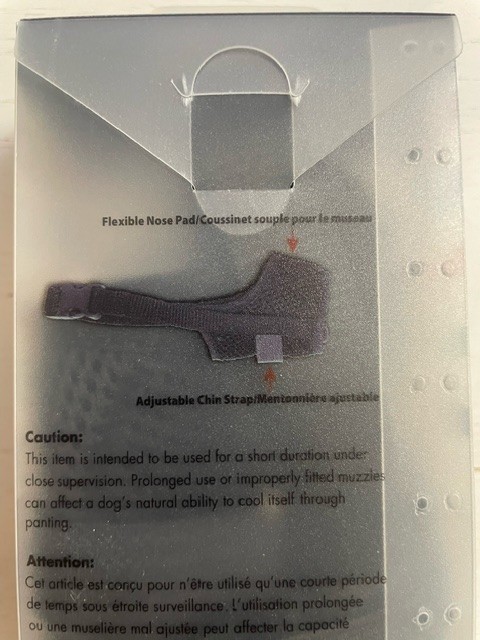 New Coastal Best Fit Adjustable Comfort Muzzle Size Medium Black