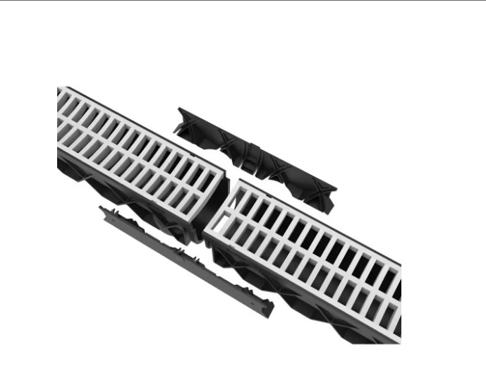 Storm Drain Channel Drain Joiner Kit (2-Pack)