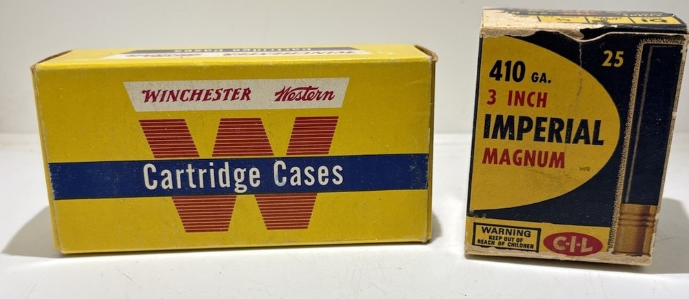 Winchester/imperial cartridge boxes(empty)
