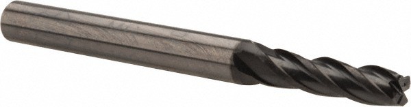OSG 5/32" Diam 4 Flute Single End Solid Carbide 0.02" Corner Radius End Mill ...