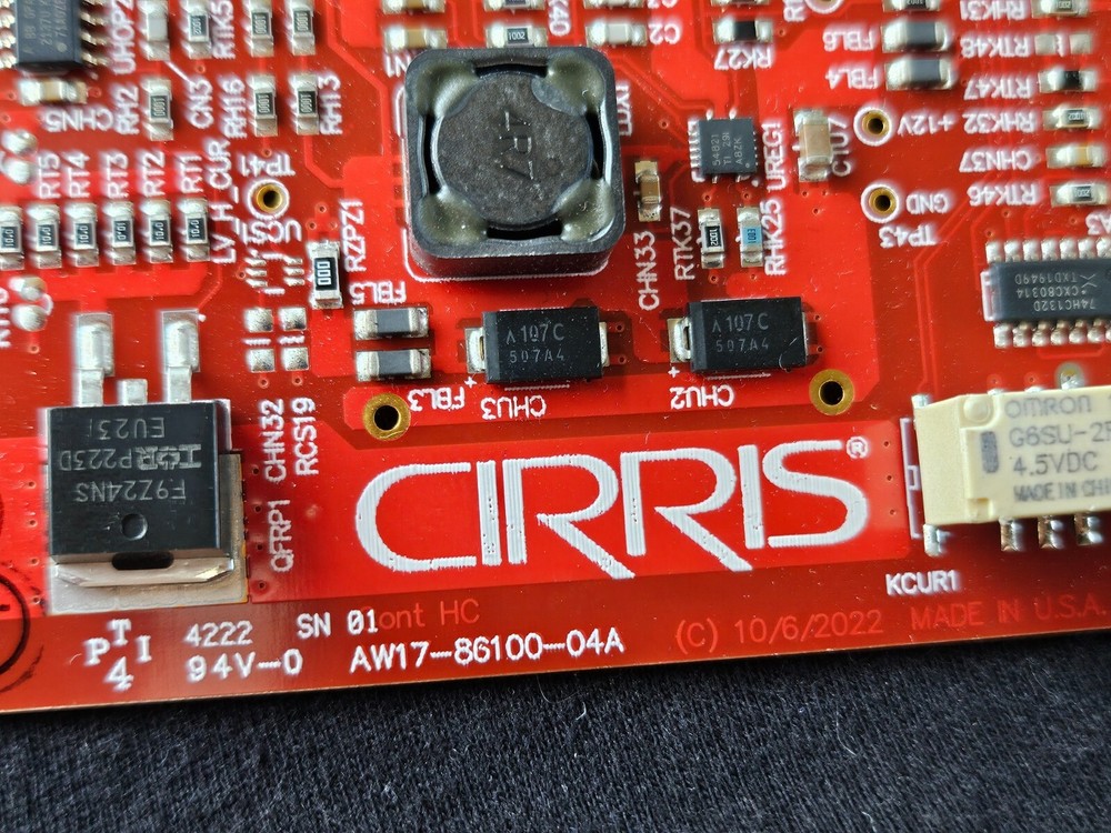 CIRRIS AW17-86100-04A Probe Main BOARD