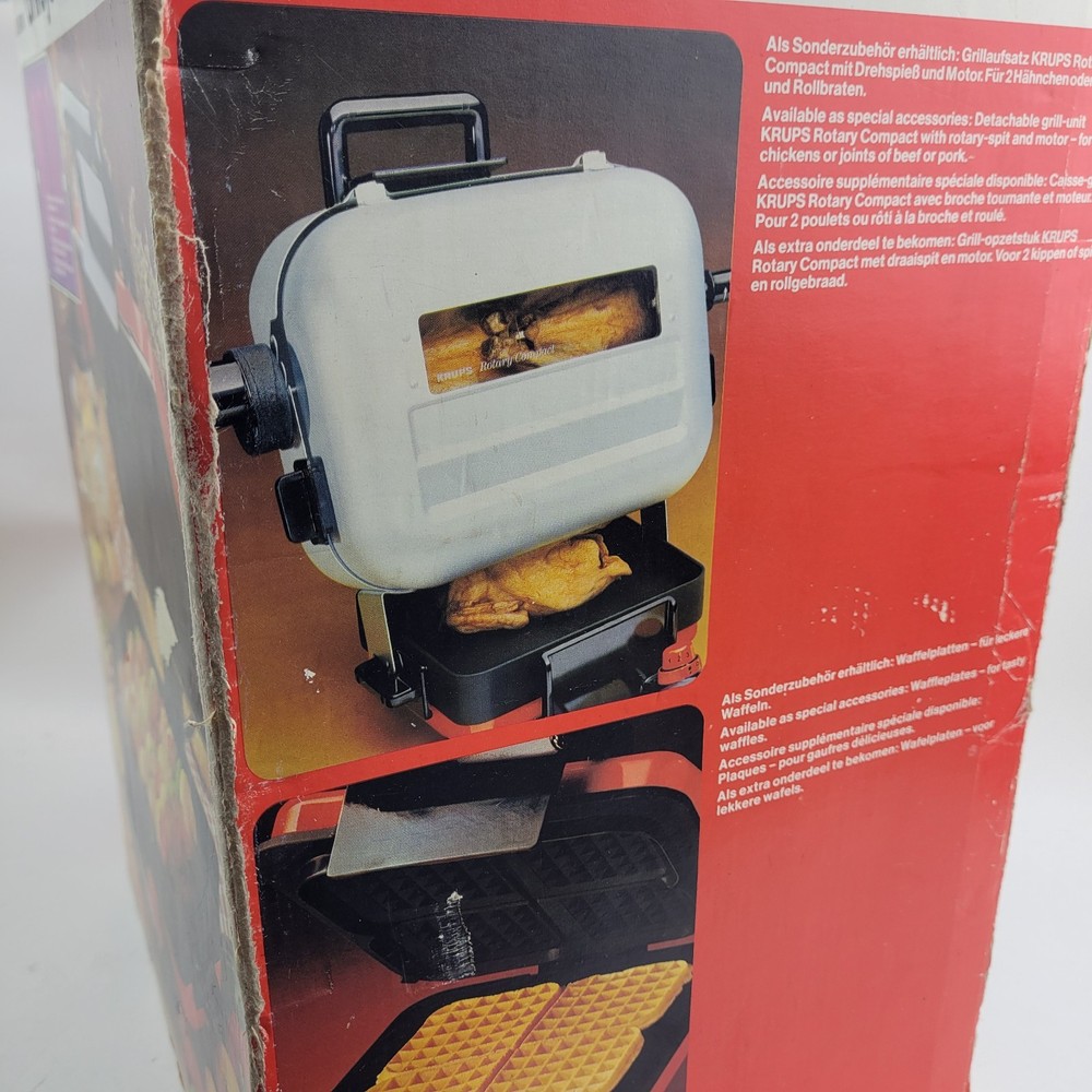 Krups Grill System 2002 Plus. Model 291. Made In Germany