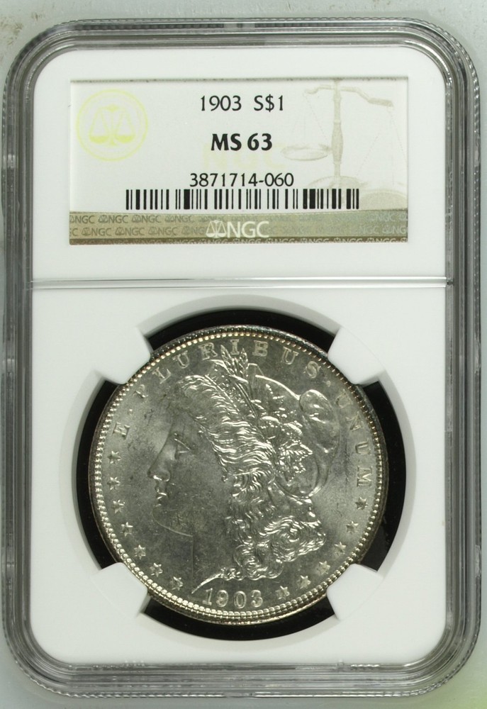 1903 Morgan Silver Dollar NGC MS-63