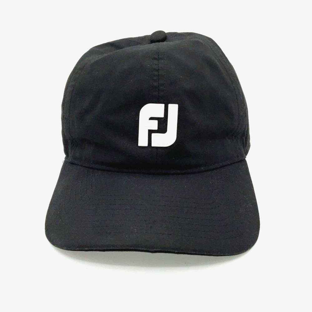 EUC Footjoy Dryjoys Black Adjustable Cap