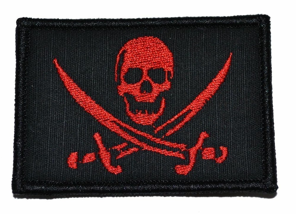 Pirate Jolly Roger - 2x3 Patch