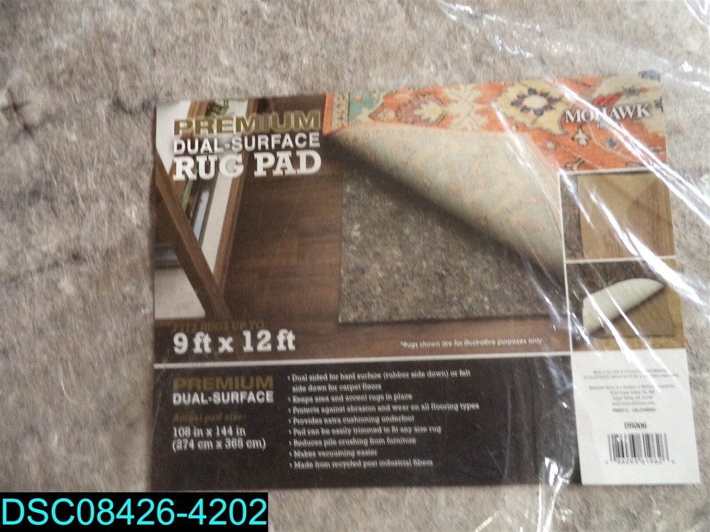 DR006 Mohawk Home Premium Dual Surface 9 X 12 (ft) Rectangular Non-Slip Rug Pad
