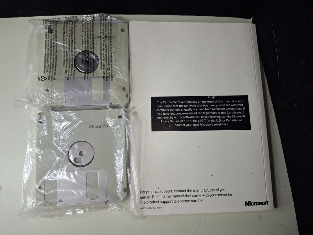 Windows NT 4.0 SERVER and WORKSTATION Setup CD Compact Disks & Floppy Diskettes