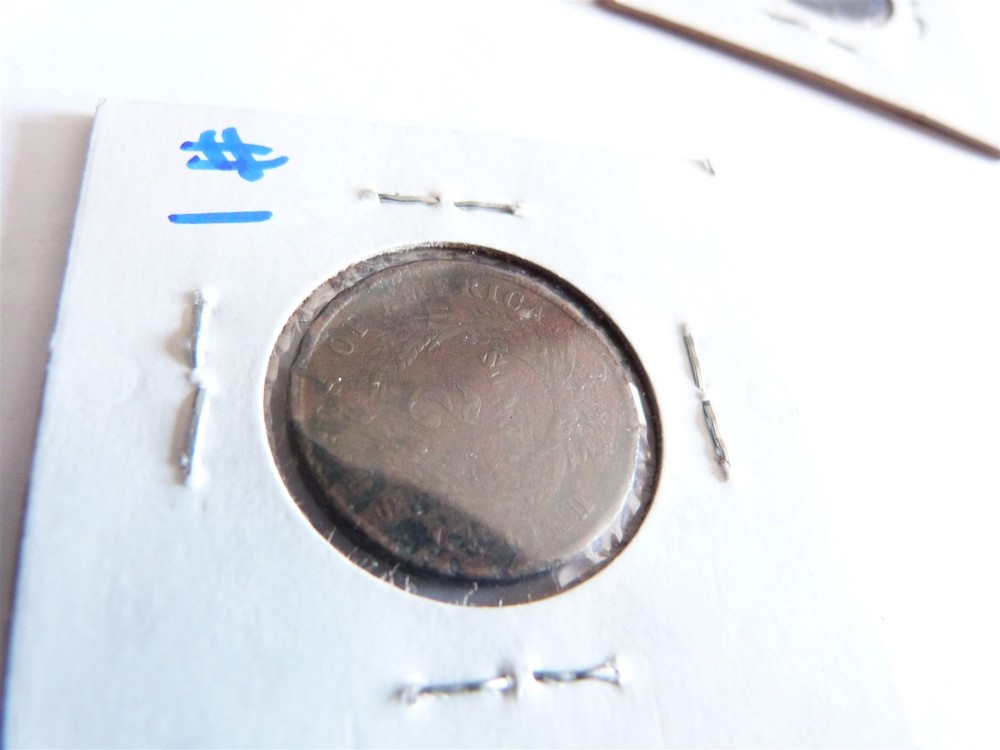 1864 SHIELD 2 CENT COIN CIRC PIECE # 1