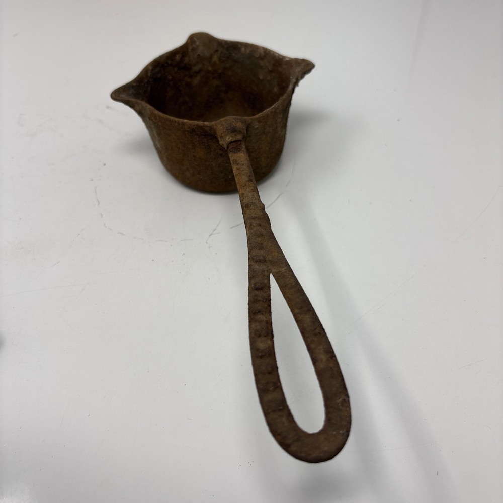 2 Blacksmith-Made Tools - Tongs & Ladle