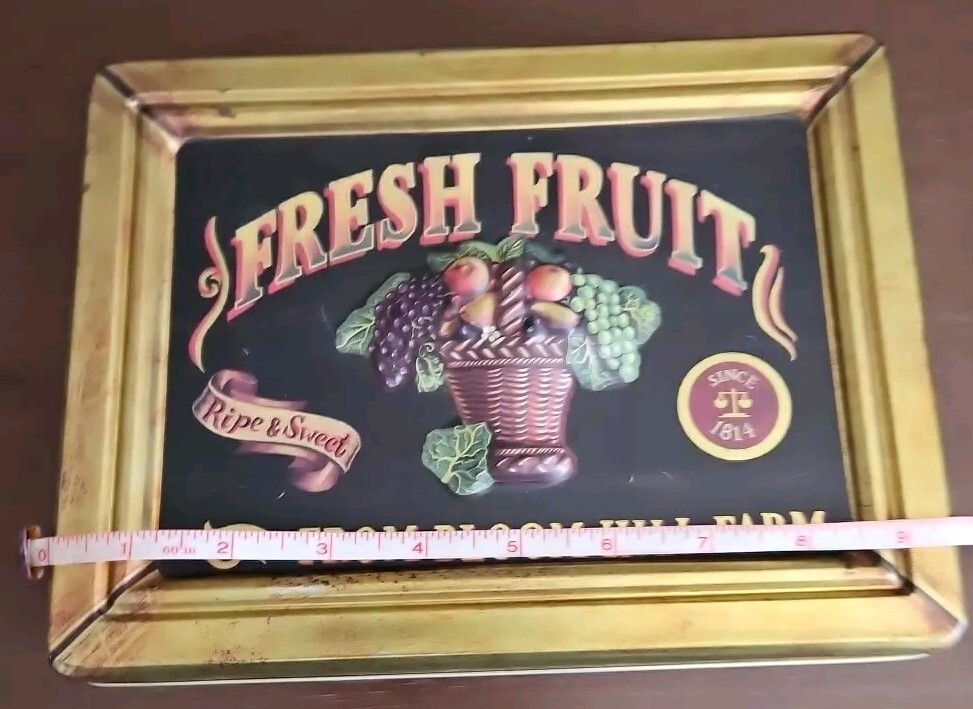 Fresh Fruit Collectible Tin Box