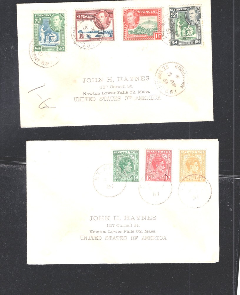 St  Kitts   ,   St  Vincent    2 covers