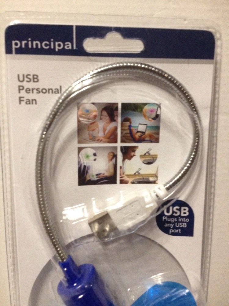 Usb Personal Fan Blue Color