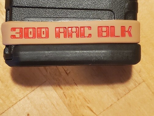 300 AAC BLACKOUT ID BAND IN TAN 2 PACK