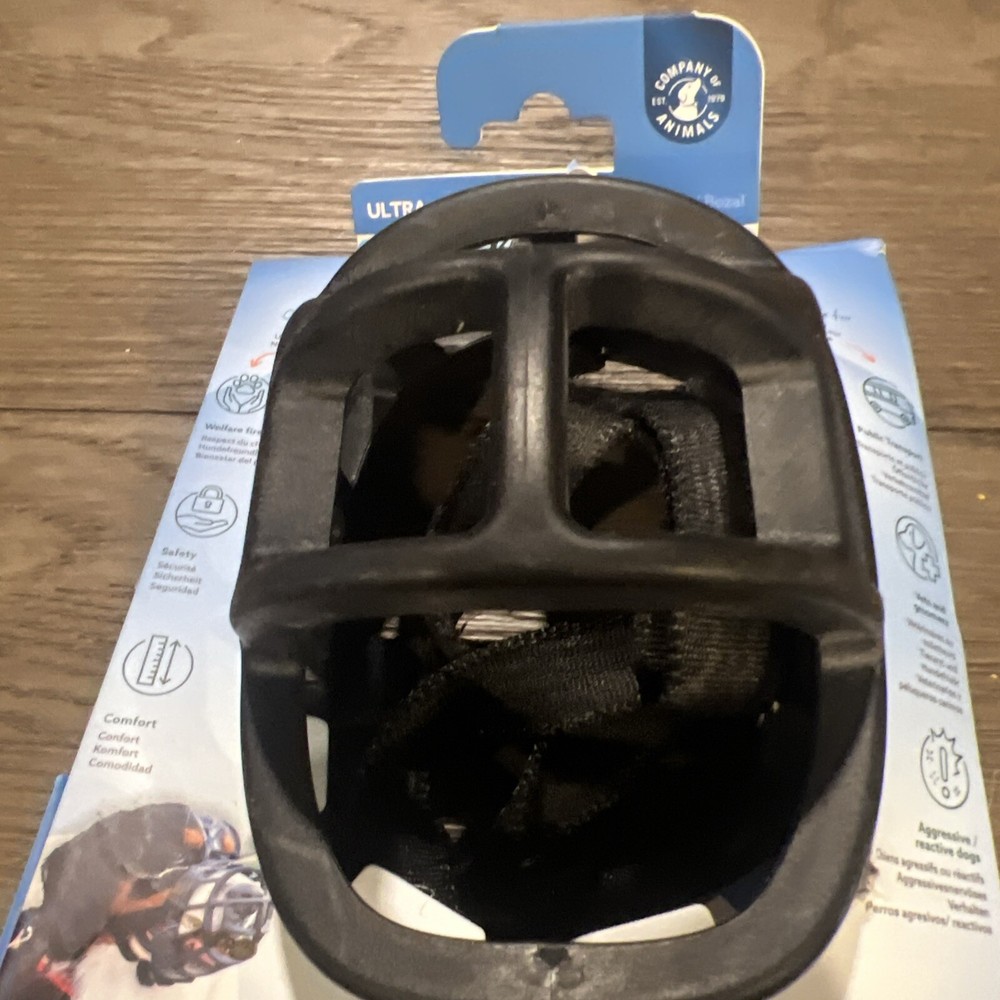 Baskerville Ultra Muzzle for Dogs, Size 6 - Black