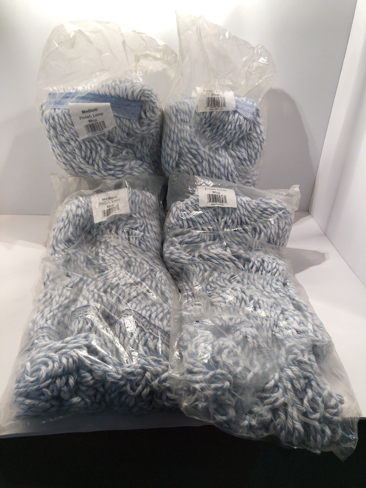 4 Pick Loop End Nylon Finishing Mop Medium  Free Shipping