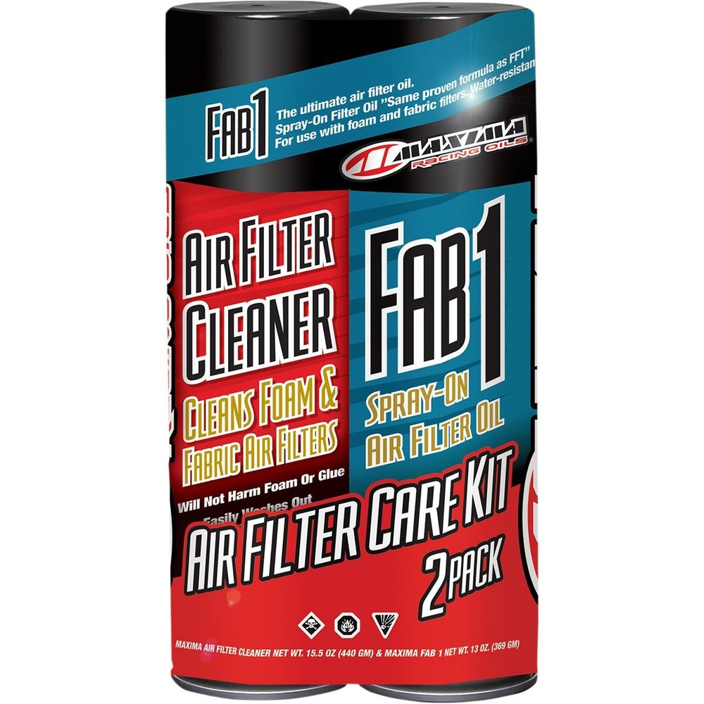 Maxima 70799202 Air Filter Maintenance Care Kit Combo - 2 Pack