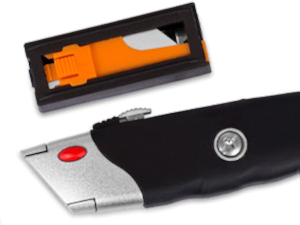 INTERNET'S Premium Utility Knife Set | Retractable Box Cutter with