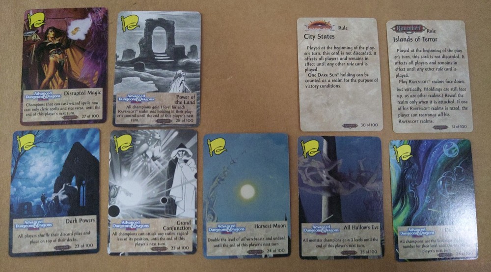 Spellfire CCG Ravenloft Set 1994 TSR almost complete 1-100 missing #4, 29, 53