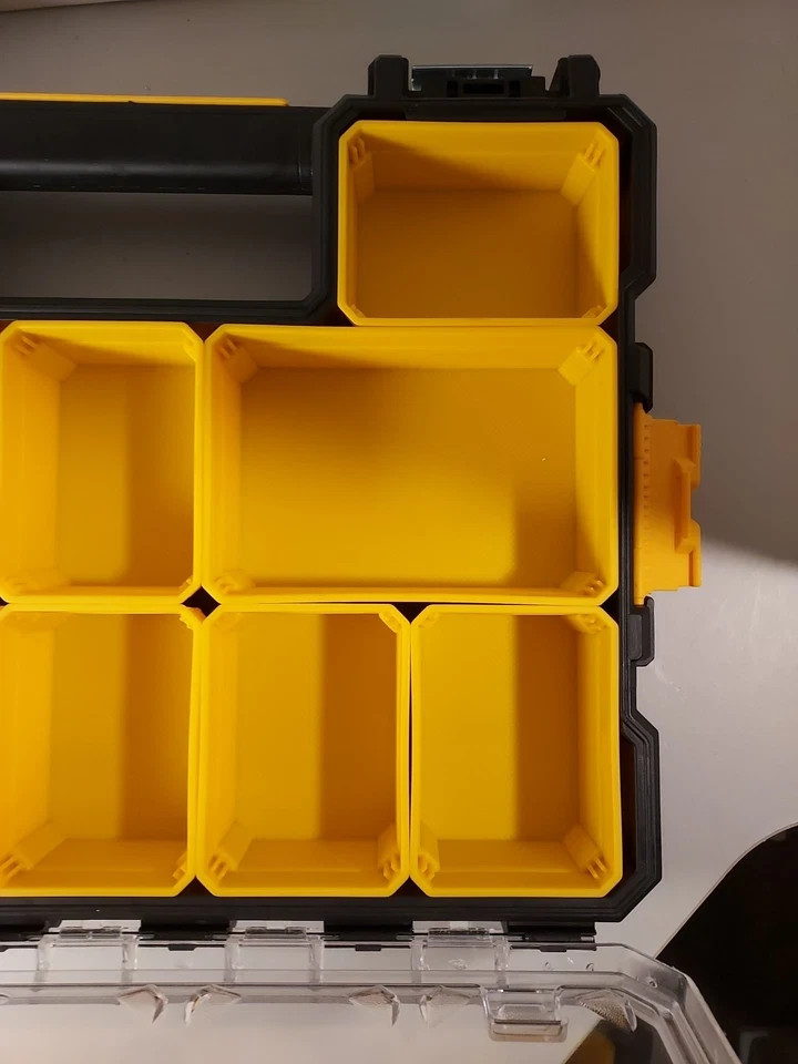 DEWALT DWST14925 10-Compartment PRO SMALL PARTS ORGANIZER STACKABLE TOOL BOX