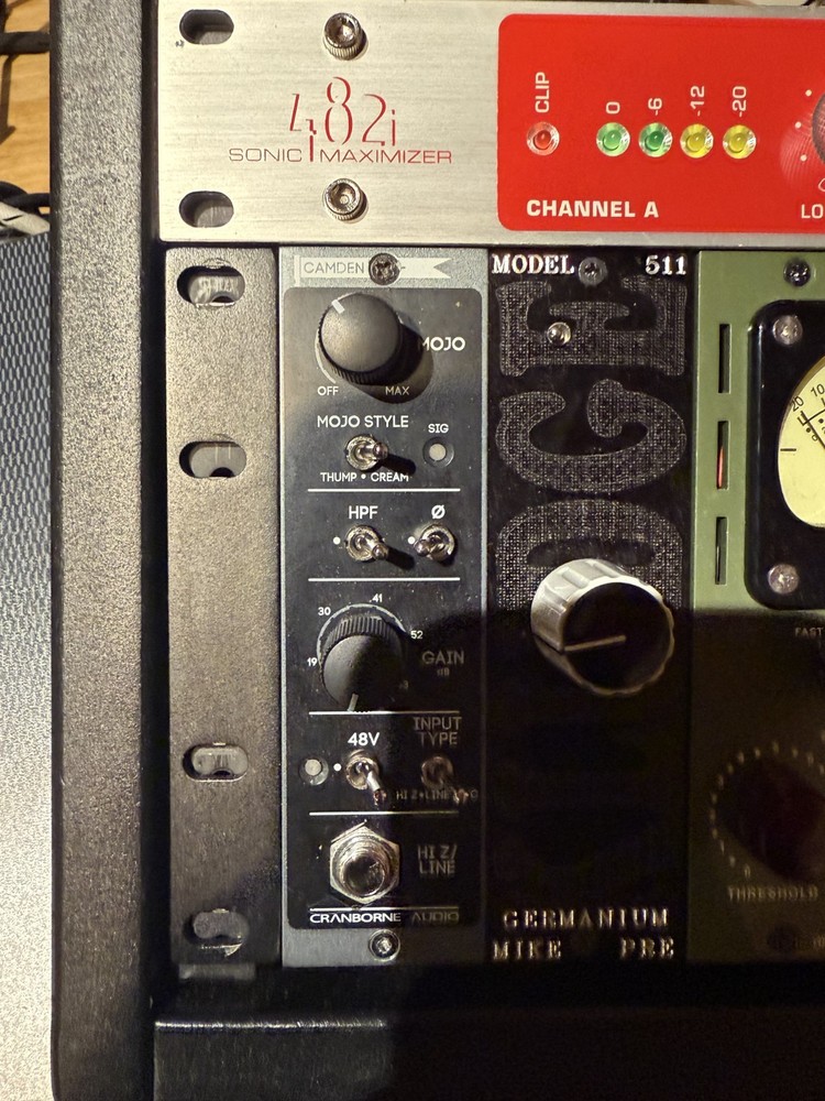 8-Slot 500-Series Analog Rack + Premium Modules (Studio-Ready)