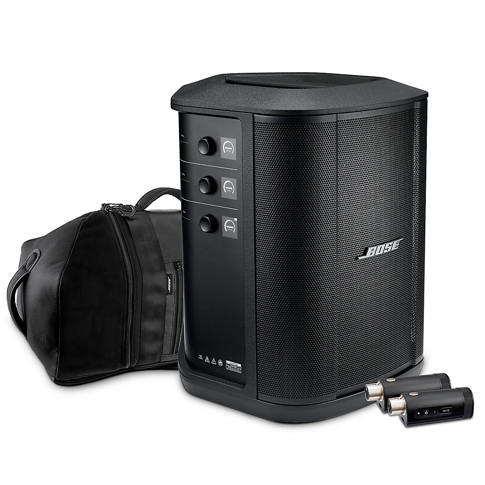 Bose S1 Pro+ Wireless PA System With Mic/Line Transmitters and Backpack