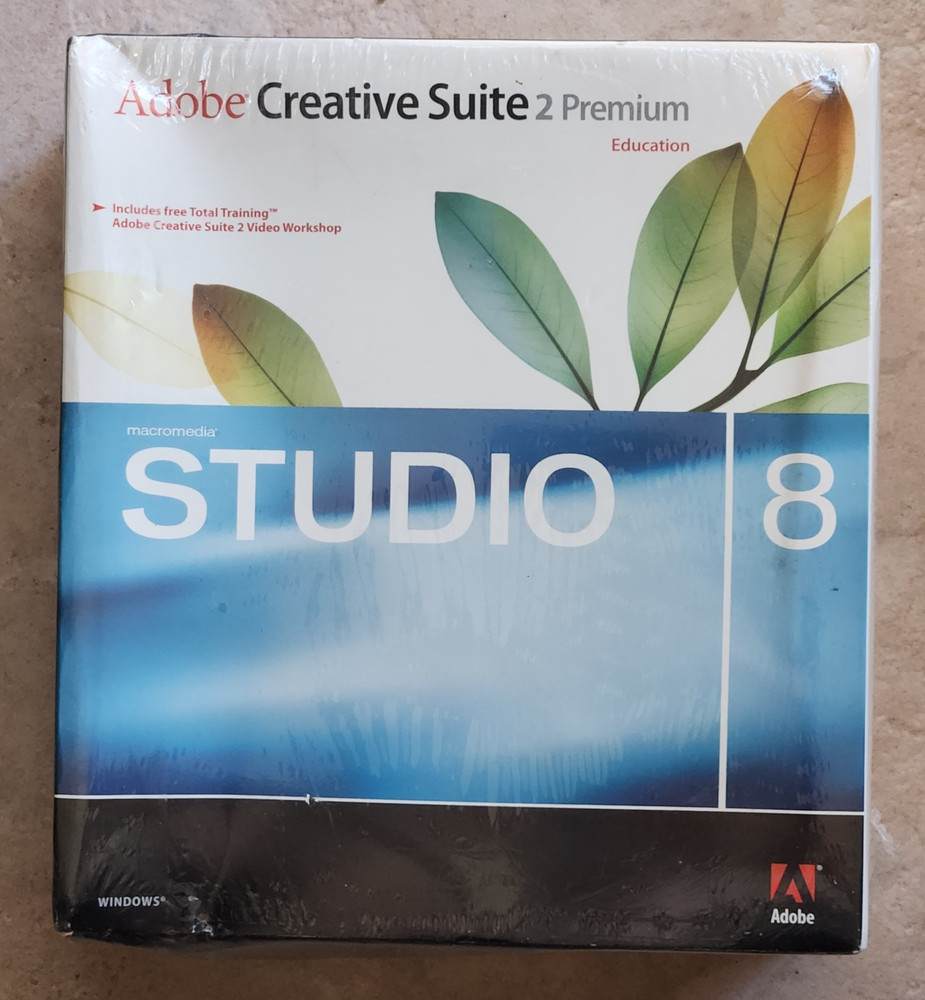 Adobe Creative Suite 2 Premium STUDIO 8 For Windows Brand New Sealed