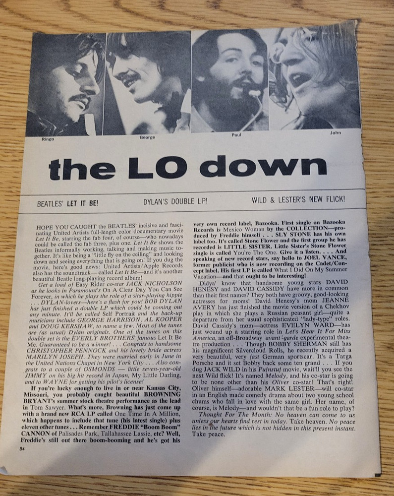 (30) The Beatles Clippings AND (2) Pinups