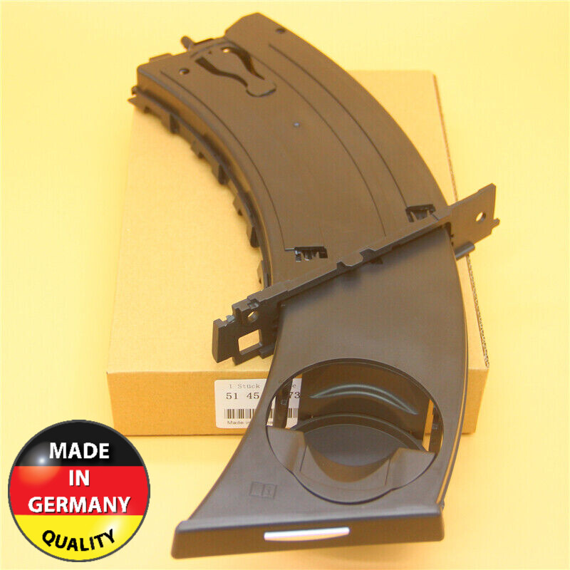 BLACK Pair of Right Left Side Retractable Cup Holders for BMW E90 E91 E92 328i