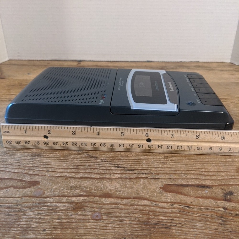 RadioShack Desktop Cassette Recorder Model CTR-111 In Box Great Condition Retro!