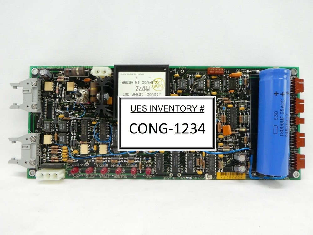 Schlumberger Technologies 97847530 Vacuum Control PCB Card IDS-1000 Surplus