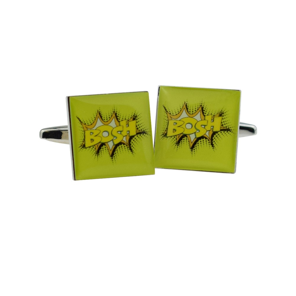 BOSH Comic Cartoon Style Cufflinks X2BOCS121