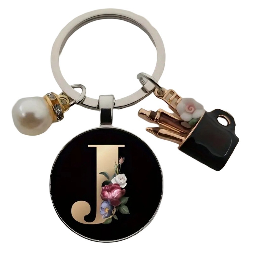 English Alphabet Charms Creative Accessory Key Organization Stylish Accessory