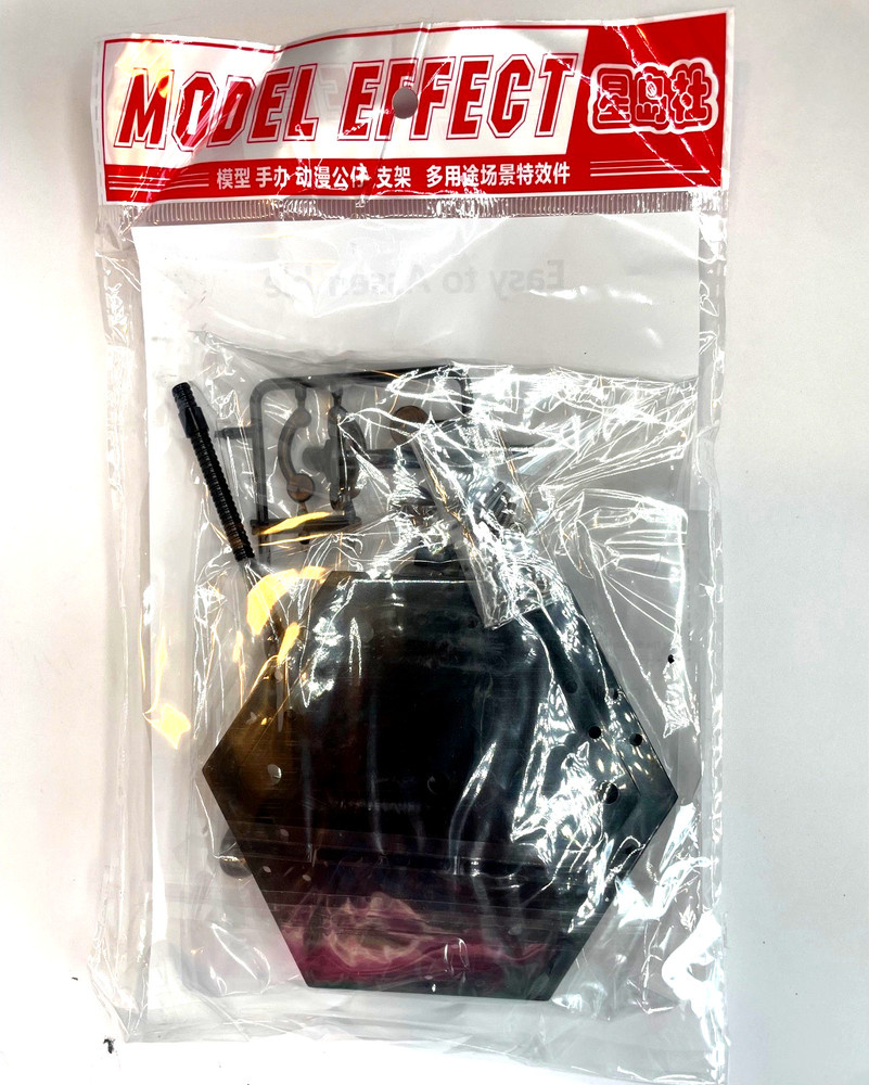 2X - ACTION FIGURE DISPLAY STANDS BLACK 6” FULLY ADJUSTABLE METAL SUPPORT POLE
