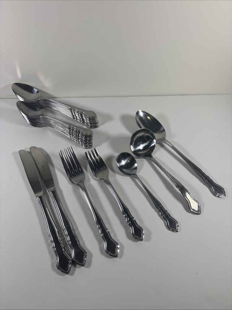 Reed & Barton Rebacraft Carriage Stainless 27 Misc Pieces Flatware Silverware