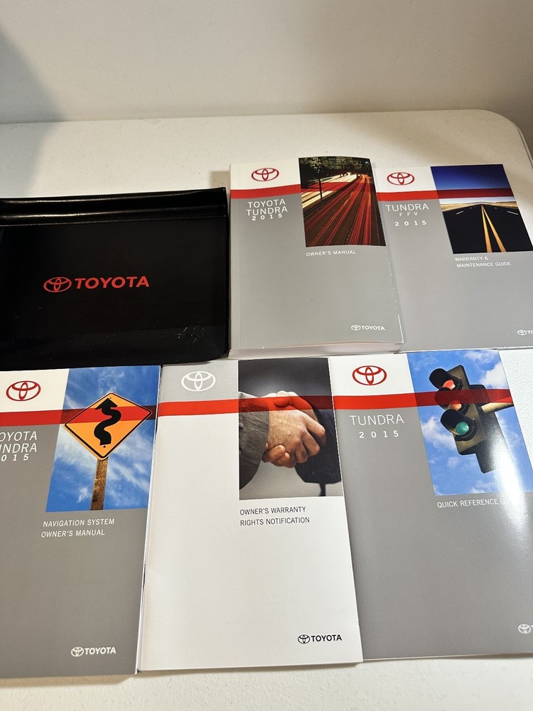 2015 Toyota Tundra Owner's Manual Set