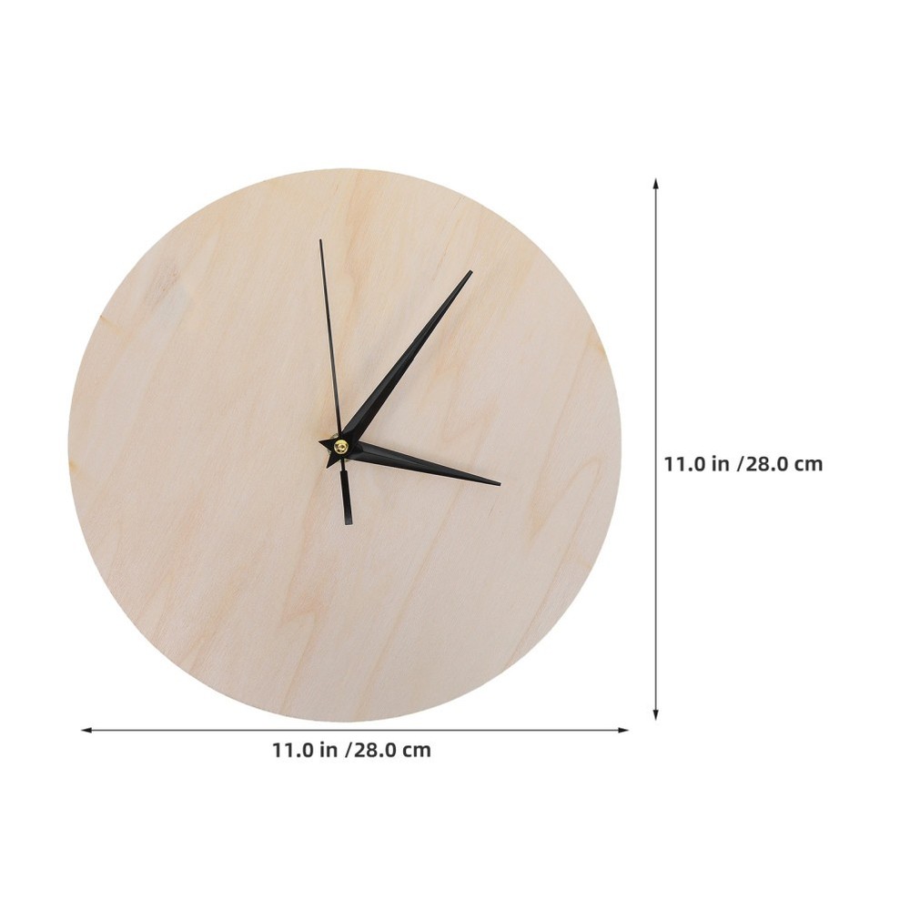 2 Pcs Clock Face Kit Diy Wall Faces for Crafts Making Accessories