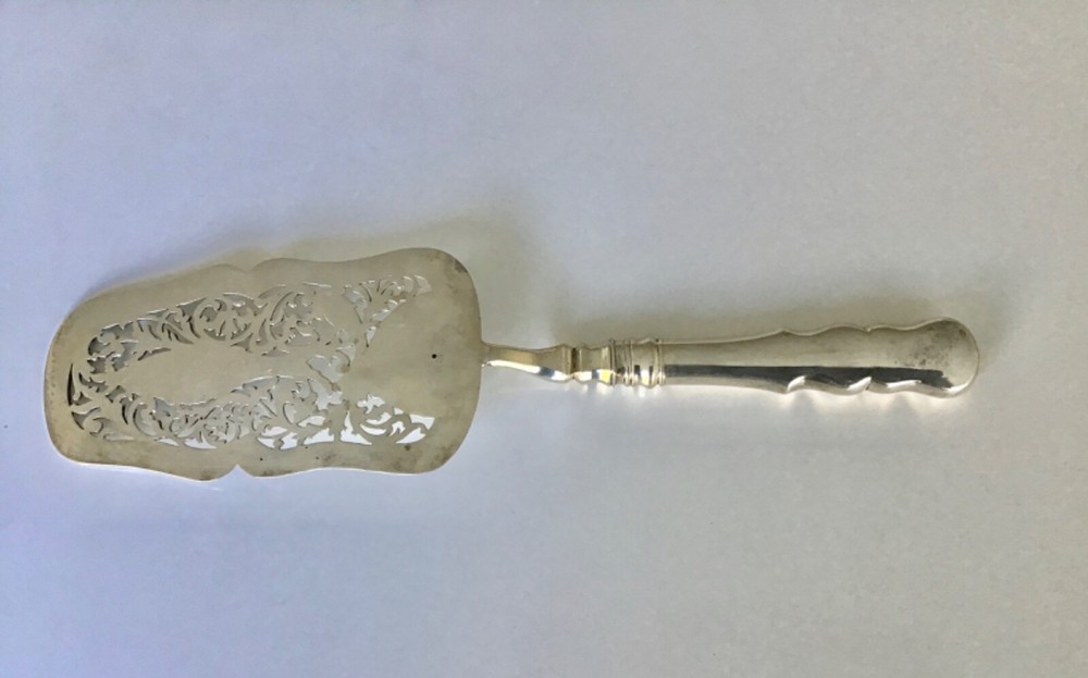 Austro Hungarian 1857 Solid 12 silver fish 🐟 Serving Piece