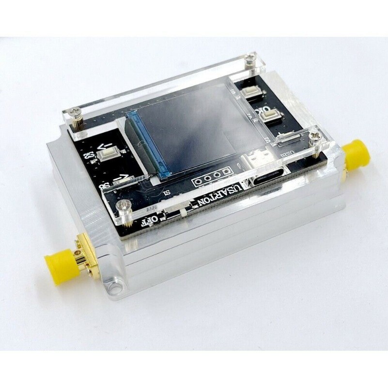 DC-6GHZ 90DB Programmable Attenuator Module RF Attenuator Step 0.25DB 1.3" OLED