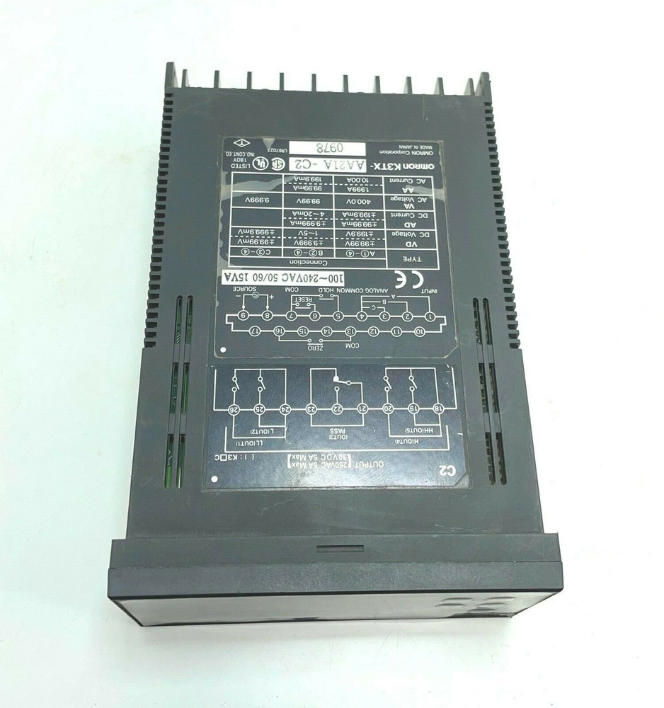 Omron K3TX-AA21A-C2 Intelligent Signal Processor Panel Meter