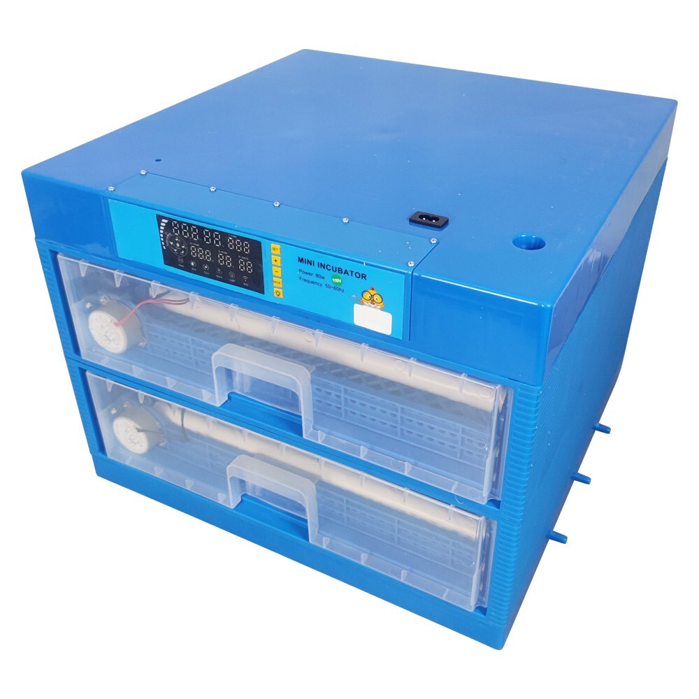 110V Multi-functional LCD Screen Drawer Type Egg Incubator 128 Eggs