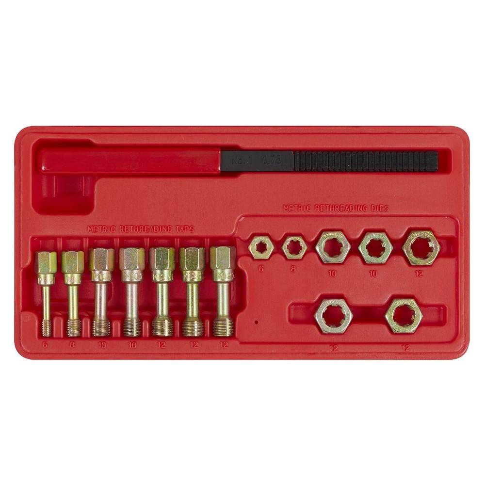 Sealey Re-Threader Kit 15pc Metric AK310
