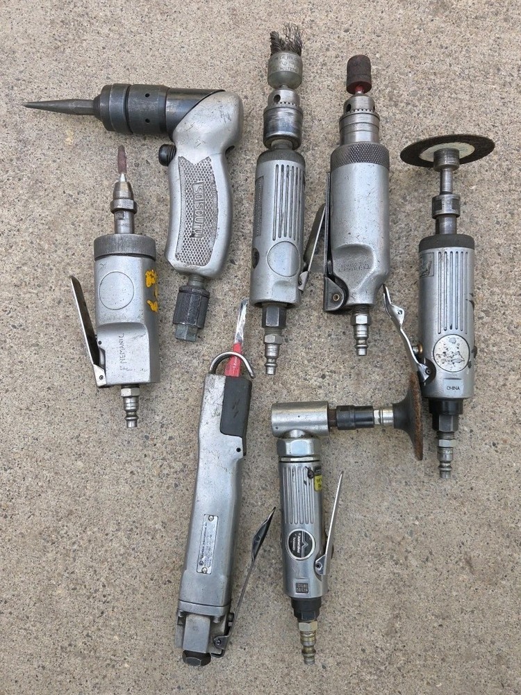 LOT OF   7   VARIOUS AIR TOOLS