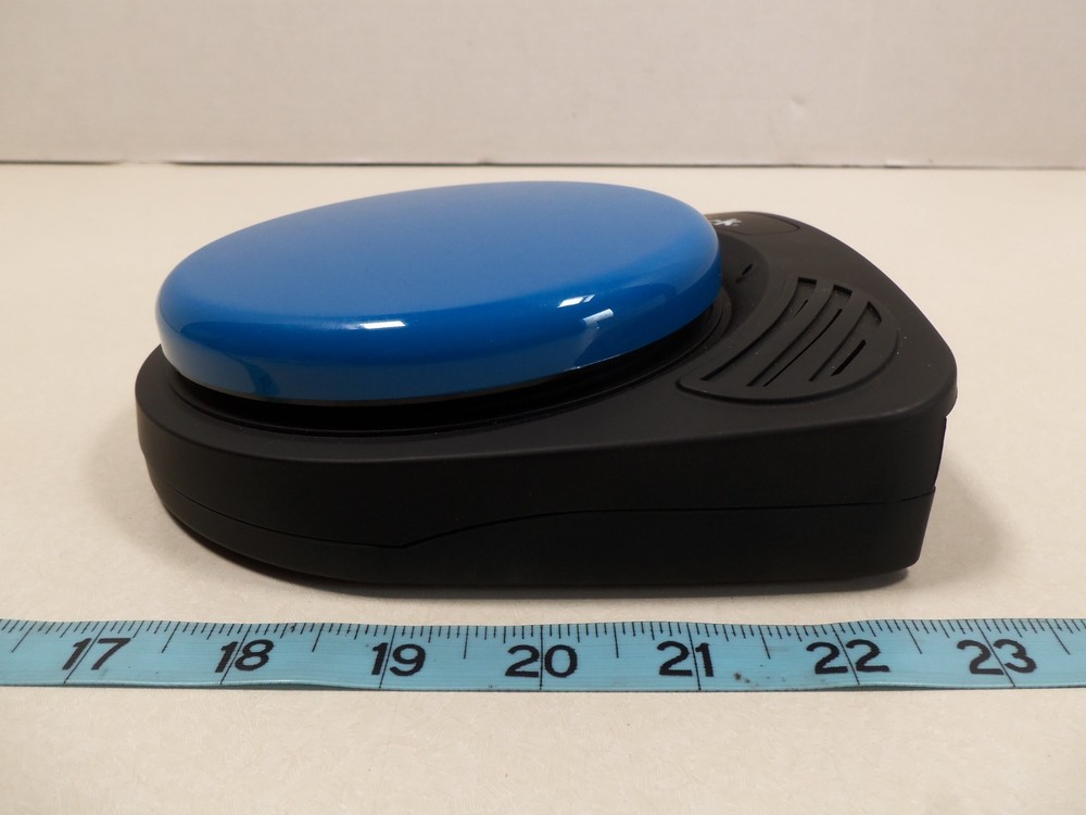 AbleNet Big Mack Speech Device Recorder Button Blue 10000041 Tested WORKS