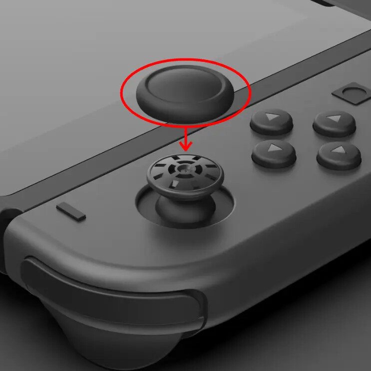 For Nintendo Switch/Lite/OLED Thumb Joy Con Analog Stick Grip Cap Rubber Cover