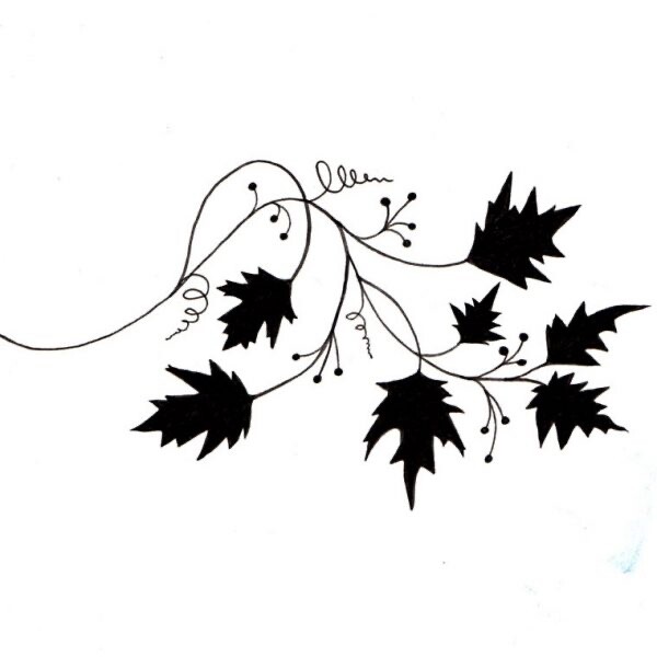 Grape Vine Clear Stamp mini