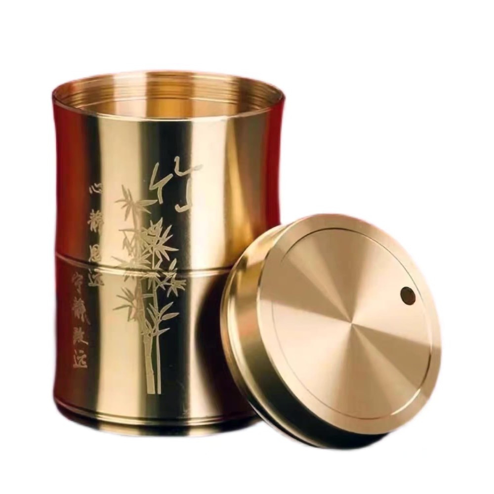 Stainless Steel Modern Toothpick Holder Dispenser Brass Finish