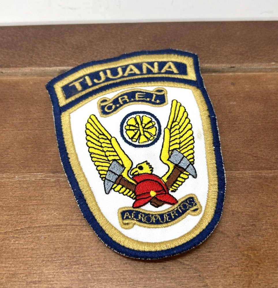 Tijuana Mexico CREI Aeropuertos Aiports Patch