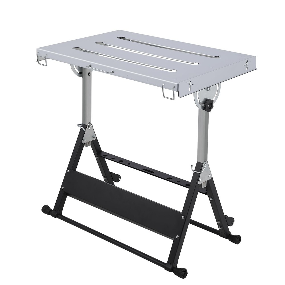 Welding Table 46" x 18" 1000LBS Folding Workbench Adjustable Height for Garage